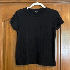 Madewell Black pocket t-shirt